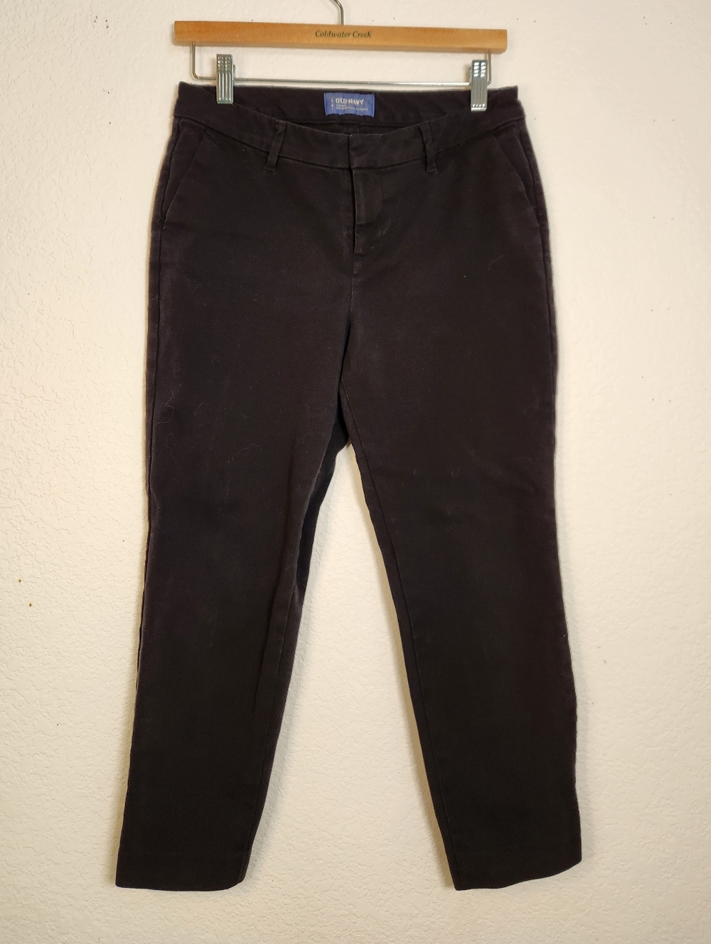 Old Navy Harper Stovepipe Black Jack Mid-Rise Pants, Size‎ 4